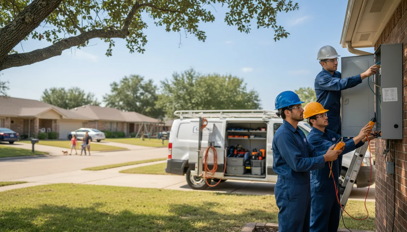 Certified electrician providing emergency electrical services in Piedmont, OH